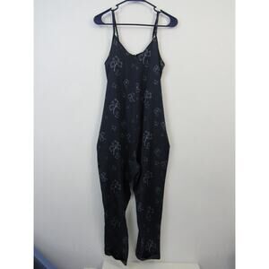HATCH Blue Floral Print Jumpsuit Sleeveless Casual Comfy Maternity Size 0 XS